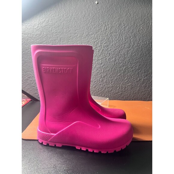 Birkenstock Derry EVA Girls Pink Rain Waterproof Boots – Size 2-2.5 - Picture 4 of 11